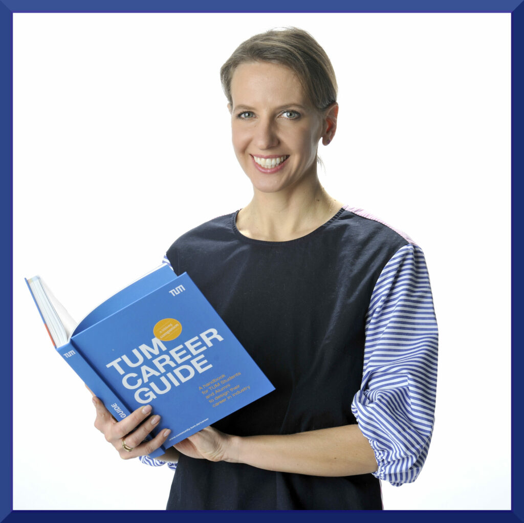 Dr. Viktoria Leonhard gibt Tipps für die erste Führungsposition, die im TUM Career Guide gesammelt sind.